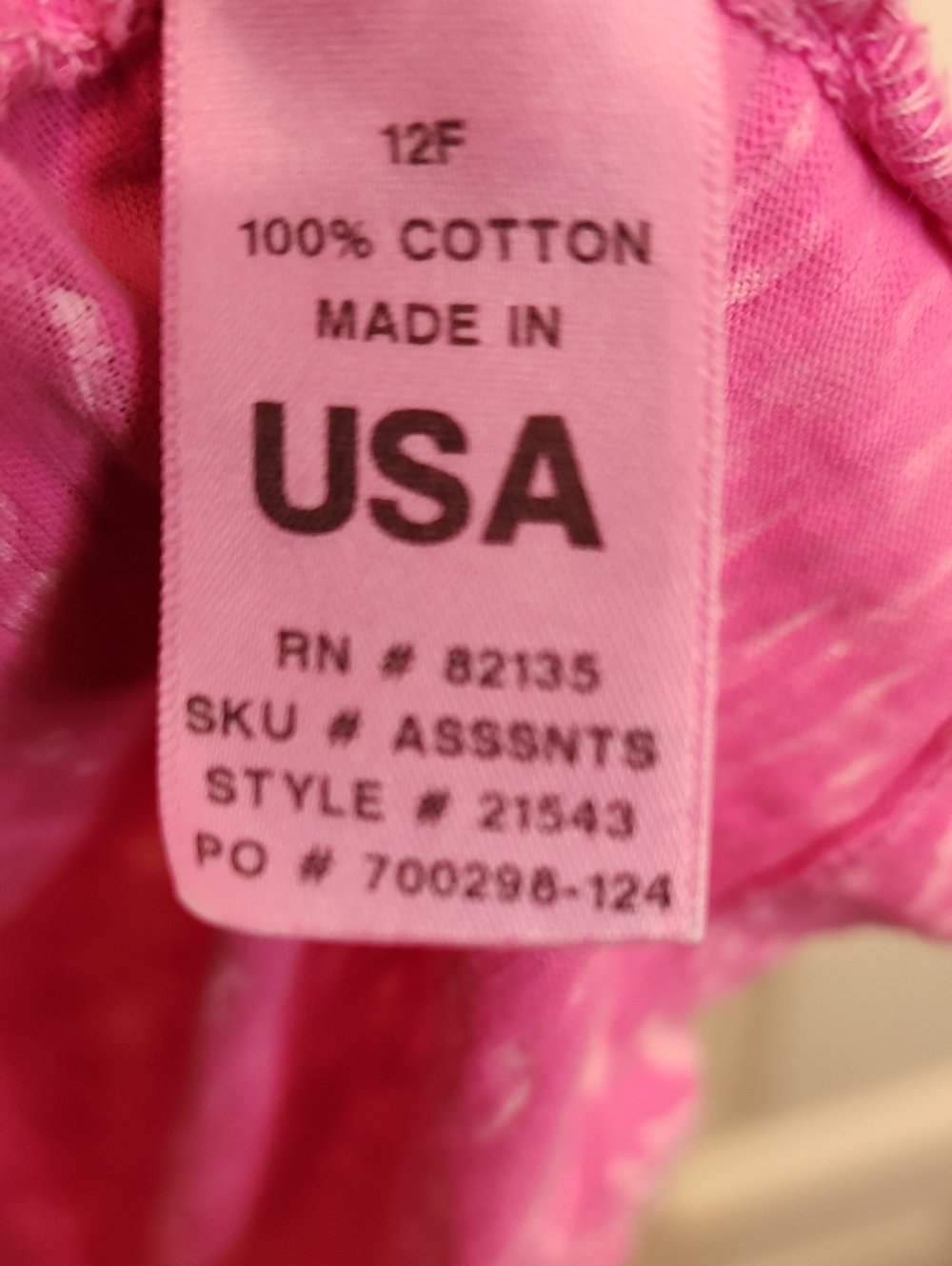 FRESH PRODUCE Pink and White Scoop Neck Tee Lightweight For Summer Beach Resort - Picture 4 of 8